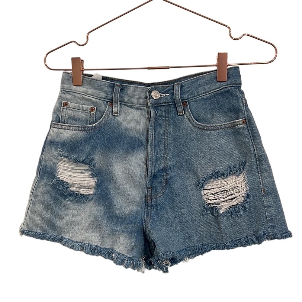 PACSUN ultra high rise, vintage denim shirt.  Size 24